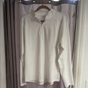 Walter Hagan White Quarter-Zip Pullover XXL NWT